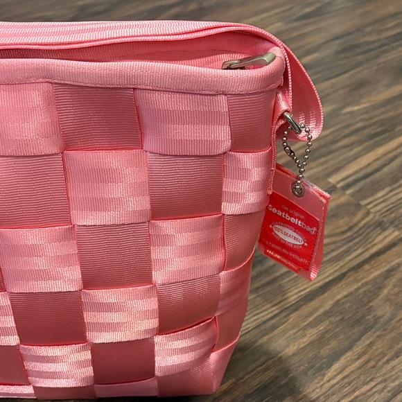 HARVEYS Pink Woven Shoulder Bag - Picture 2 of 11
